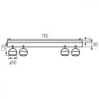 GALOBA EL-4I B mennyezeti lámpatest Kanlux