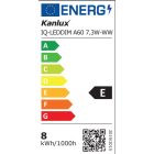 7,3W 2700K E27 dimmelhető LED fényforrás Kanlux