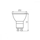 4,8W 2700K 100° GU10 LED fényforrás Kanlux