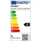 4,8W 4000K 100° GU10 LED fényforrás Kanlux