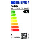 2,5W 4000K 100° GU10 LED fényforrás Kanlux