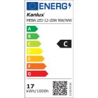 MEBA LED 12-20W NW/WW LED lámpatest Kanlux