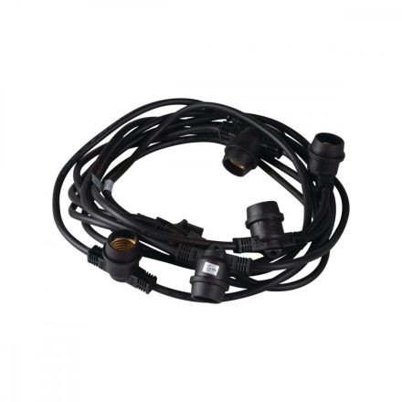 6m 5 foglalat E27 kültéri füzér Kanlux