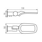 60W 4000K IP65 parkoló LED lámpatest STRETON LED Kanlux
