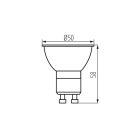 7W 3000K 100° GU10 LED fényforrás Kanlux