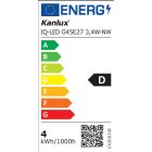 3,4W 4000K E27 LED fényforrás Kanlux
