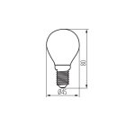 4,5W 4000K E14 LED fényforrás Kanlux