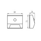 IRS3xAAA LED PIR W-NW LED lépcsővilágító lámpatest Kanlux