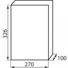 DB212S 2X12P/SMD falon kívüli elosztószekrény Kanlux