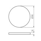 S PLAFON 20W CCTDIM B lámpa Kanlux