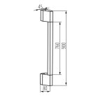 YALTE D 09 8W WW-B kültéri fali lámpa Kanlux