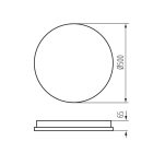 ANTO LED 37W CCT lámpa mennyezeti lámpa Kanlux