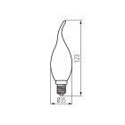 3,4W 4000K E14 LED fényforrás Kanlux
