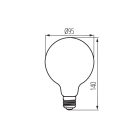 7,8W 4000K E27 LED fényforrás Kanlux