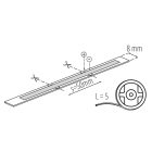 3W 3000K IP65 COB 24V LED szalag Kanlux