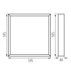 40W 4000K IP20 szögletes LED panel Kanlux