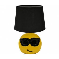 Strühm Emoji asztali lámpa fekete LEDmaster
