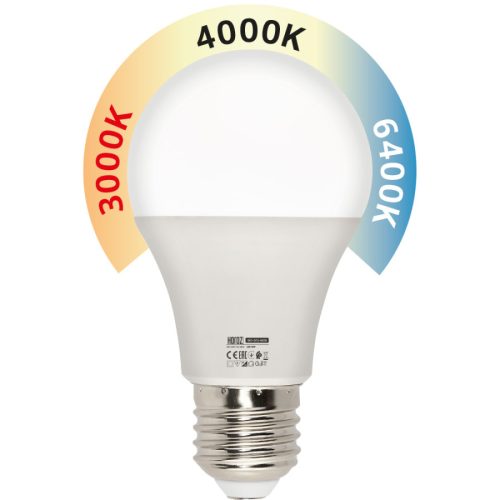 10W 3000, 4000, 6400K E27 LED fényforrás Ledmaster