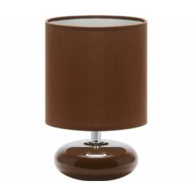 Pati asztali lámpa 1XE14 barna Strühm
