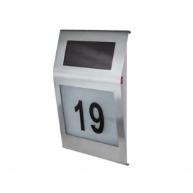 0,12W króm napelemes házszám világító lámpa Strühm