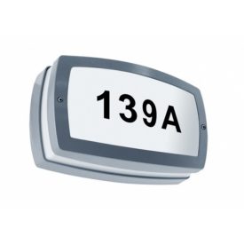 8W szürke házszám világító lámpa Strühm