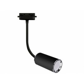 Fekete sínre szerelhető lámpa GU10-es foglalattal Strühm