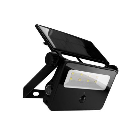 2W 6500K IP65 Santor LED napelemes reflektor beépített mozgásérzékelővel Strühm