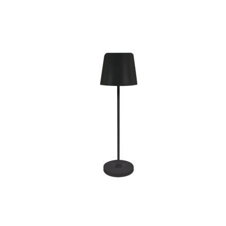 2W CCT LED fekete asztali lámpa újratölthető akkumlátorral Strühm 