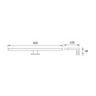 8W 4000K IP44 LED fürdőszobai lámpatest Dorian Strühm