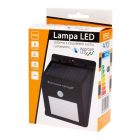 3W 5500-6000K IP65 fali lámpa beépített mozgásérzékelővel MasterLED