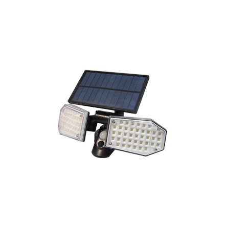15W 5500-6000K IP65 LED napelemes mozgásérzékelővel MasterLED