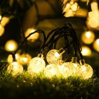 Napelemes gömb alakú girland 20LED 485 cm MasterLED