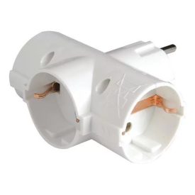   Konnektorba dugható hármas "T" elosztó fehér Ledmaster