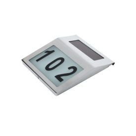 0,1W napelemes vízálló házszámvilágító MasterLED