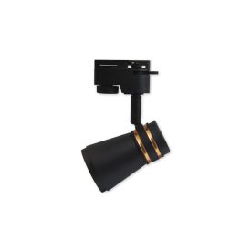 Silvio fekete-ezüst sínre szerelhető lámpa MasterLED