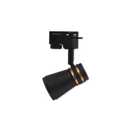 Silvio fekete-ezüst sínre szerelhető lámpa MasterLED