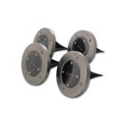 0,4W földbe szúrható kerek napelemes lámpa MasterLED