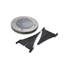 0,4W földbe szúrható kerek napelemes lámpa MasterLED