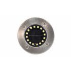 0,4W földbe szúrható kerek napelemes lámpa MasterLED