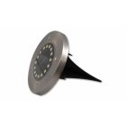 0,4W földbe szúrható kerek napelemes lámpa MasterLED