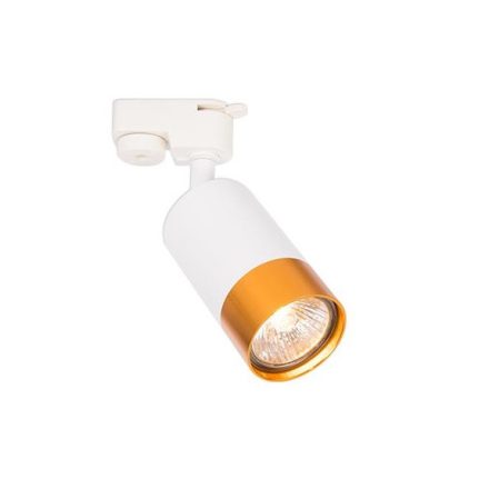 Klemens fehér/arany színű sínre szerelhető lámpa MasterLED