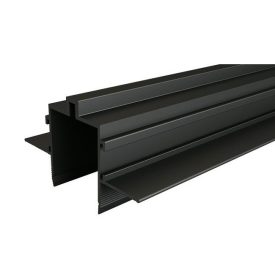   LUXO fekete gyűjtősín 1 méter süllyesztett rögzítő 48V MasterLED