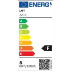 6W 2700K E27 filament LED fényforrás MasterLED