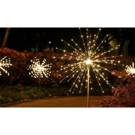   Napelemes és alkonyatérzékelős földarabe szúrható kerti pitypang lámpa MasterLED