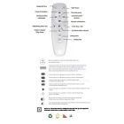 Lucero Olivia 84W LED távirányítós és mobil applikációval vezérelhető mennyezeti lámpa Lucero