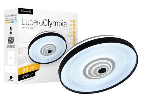 Lucero Olympia 84W LED távirányítós és mobil applikációval vezérelhető mennyezeti lámpa Ledmaster
