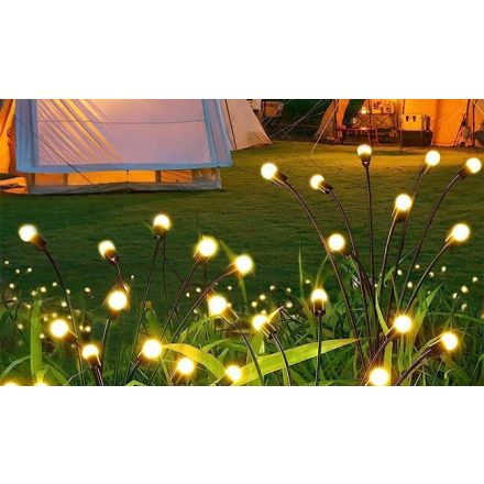 Napelemes és alkonyatérzékelős földarabe szúrható 73 cm-es kerti LED lámpa MasterLED 