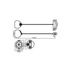 LUXO Mars 10W 4000K fehér mágneses sínes függő lámpa 48V MasterLED