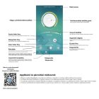 Lucero Yuki 140W LED távirányítós és mobil applikációval vezérelhető mennyezeti lámpa Lucero