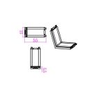 Csatlakozó mágneses sínlámpa rendszerhez 48V MasterLED